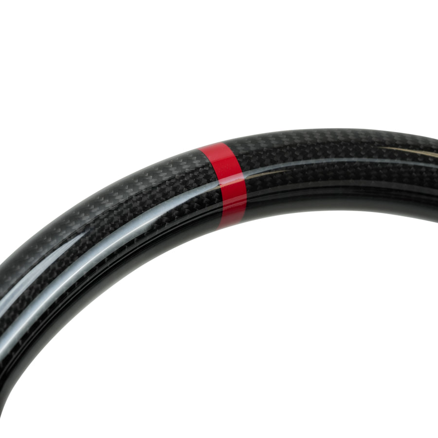 NRG 12-23 Toyota Tacoma OEM Plus Carbon Fiber Steering Wheel w/ Blue Stitch & Red Center Mark