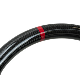 NRG OEM Plus Carbon Fiber Steering Wheel w/ Red Stitch & Red Center Mark - Toyota Tacoma 2012-2023 (+Multiple Fitments)
