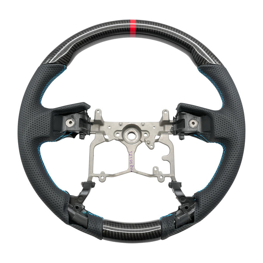 NRG 12-23 Toyota Tacoma OEM Plus Carbon Fiber Steering Wheel w/ Blue Stitch & Red Center Mark