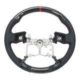 NRG OEM Plus Carbon Fiber Steering Wheel w/ Red Stitch & Red Center Mark - Toyota Tacoma 2012-2023 (+Multiple Fitments)