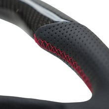Load image into Gallery viewer, NRG OEM Plus Carbon Fiber Steering Wheel w/ Red Stitch &amp; Red Center Mark - Toyota Tacoma 2012-2023 (+Multiple Fitments)