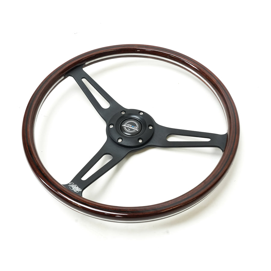 NRG Classic Vintage 380mm Steering Wheel [3 Spoke Center 1in Deep Dish] - Universal