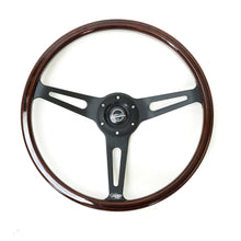 Load image into Gallery viewer, NRG Classic Vintage 380mm Steering Wheel [3 Spoke Center 1in Deep Dish] - Universal