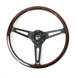NRG Classic Vintage 380mm Steering Wheel [3 Spoke Center 1in Deep Dish] - Universal