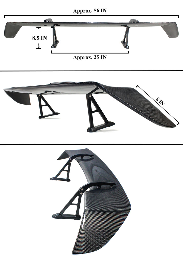Invoke Concepts Carbon Fiber Swan Neck Spoiler - Subaru BRZ / Toyota GR86 2022+