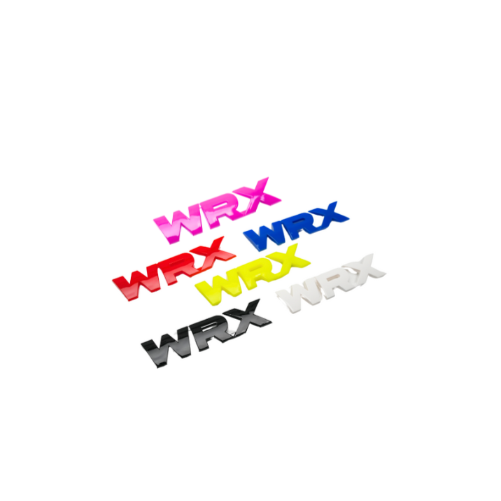 Racing Art WRX Grille Emblem w/ Multiple Color Available - Subaru WRX Models