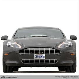 Carbonio No-Drill Front License Plate Mount - Aston Martin Rapide 2010-2020