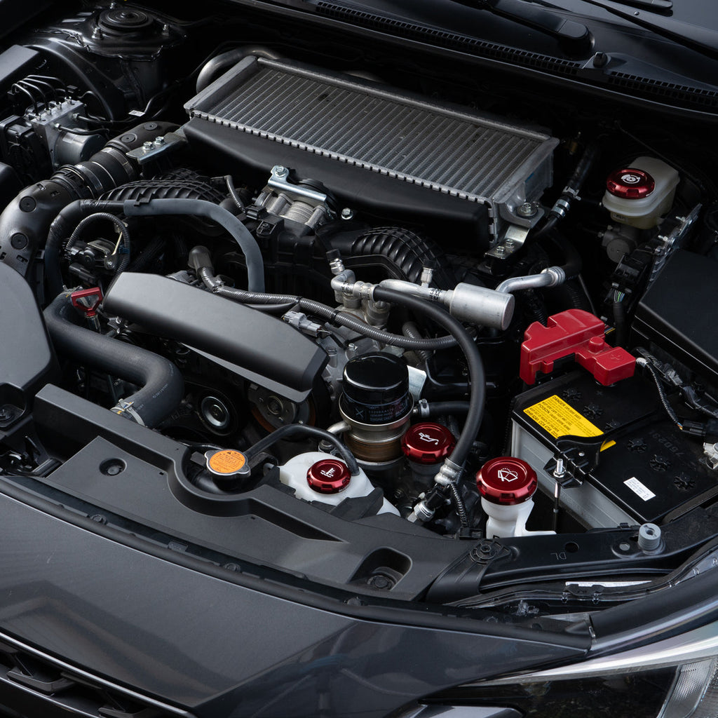 Billetworkz Engine Bay Caps - Subaru WRX / STI 2008-2014