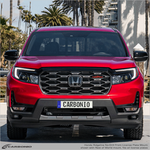 Load image into Gallery viewer, Carbonio No-Drill Front License Plate Mount - Honda Ridgeline 2021-2027