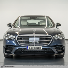 Load image into Gallery viewer, Carbonio No-Drill Front License Plate Mount - Mercedes S-Class 2021-2026