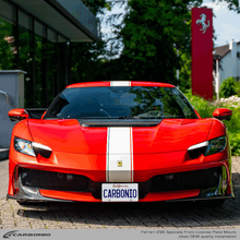 Load image into Gallery viewer, Carbonio No-Drill Front License Plate Mount - Ferrari 296 Speciale 2026+