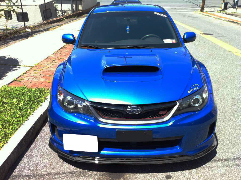 JDMuscle CS Style Carbon Fiber Front Lip - Subaru WRX / STi 2011-2014