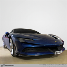 Load image into Gallery viewer, Carbonio No-Drill Front License Plate Mount - Ferrari SF90 2020-2026