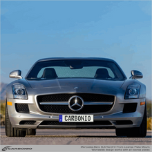 Load image into Gallery viewer, Carbonio No-Drill Front License Plate Mount - Mercedes SLS AMG 2010-2015