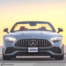 Load image into Gallery viewer, Carbonio No-Drill Front License Plate Mount - Mercedes SL43 AMG 2023-2027