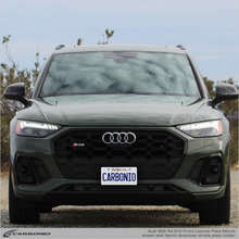 Load image into Gallery viewer, Carbonio No-Drill Front License Plate Mount - Audi Q5 / SQ 2021-2025