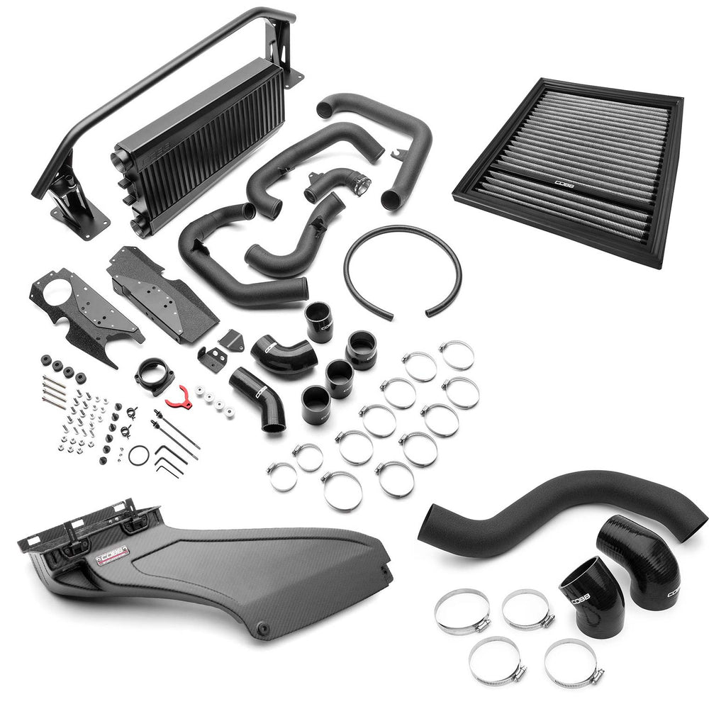 COBB Black Front Mount Intercooler + Redline Intake Package - Subaru WRX 2022-2026
