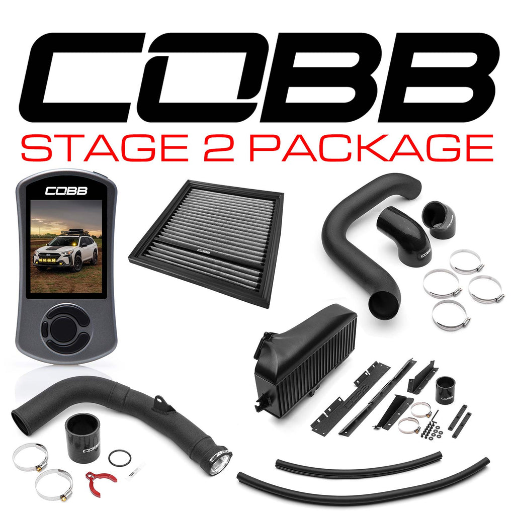 Cobb Stage 2 Power Package [Black] - Subaru Outback XT / Wilderness 2023-2025