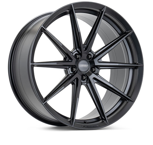 Vossen HFX-2 Hybrid Forged X Deep Satin Black Wheel - 6x135 24x10 +25