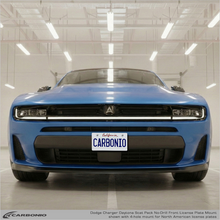 Load image into Gallery viewer, Carbonio No-Drill Front License Plate Mount - Dodge Charger Scat Pack 2026+