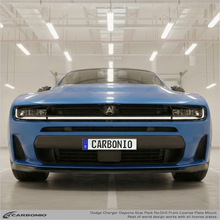 Load image into Gallery viewer, Carbonio No-Drill Front License Plate Mount - Dodge Charger Scat Pack 2026+