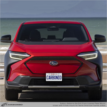 Load image into Gallery viewer, Carbonio No-Drill Front License Plate Mount - Subaru Solterra 2023-2027