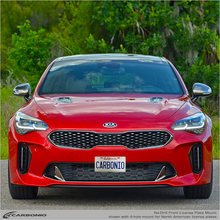 Load image into Gallery viewer, Carbonio No-Drill Front License Plate Mount - Kia Stinger 2017-2023