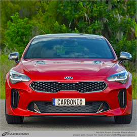 Carbonio No-Drill Front License Plate Mount - Kia Stinger 2017-2023