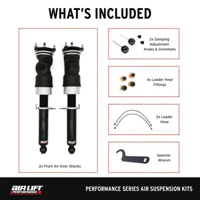 Air Lift Performance Front Air Suspension Kit - Infiniti G37 2009-2013 / Nissan 370z 2009-2020 / Z 2023+
