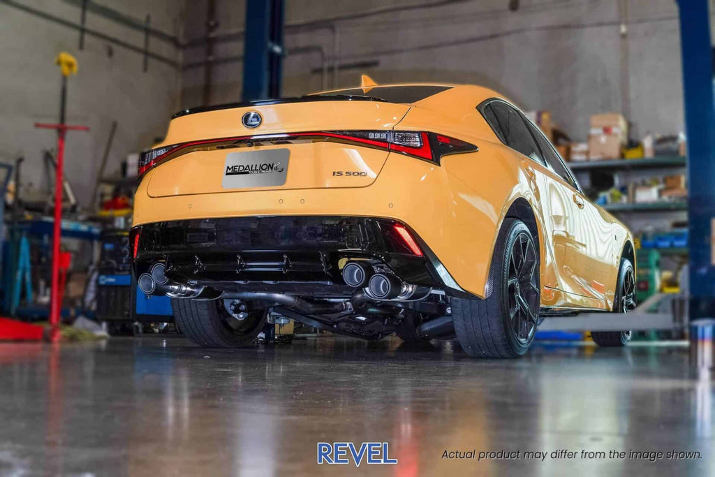 Revel Medallion Touring Premier Carbon Tip Axleback Exhaust - Lexus IS500 2021-2025 / RC-F 2015-2025