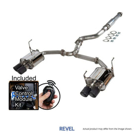 Revel Medallion Touring Premier Carbon Tip Catback Exhaust - Subaru WRX 2022+