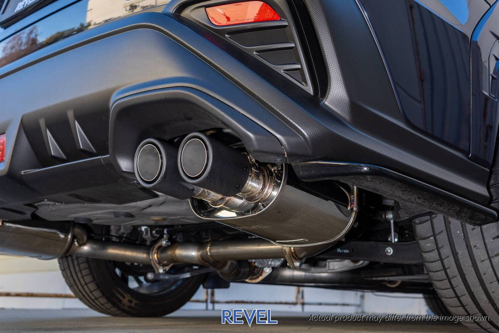 Revel Medallion Touring Premier Carbon Tip Catback Exhaust - Subaru WRX 2022+