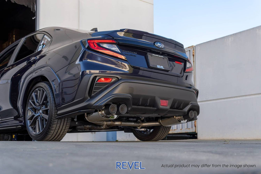 Revel Medallion Touring Premier Carbon Tip Catback Exhaust - Subaru WRX 2022+