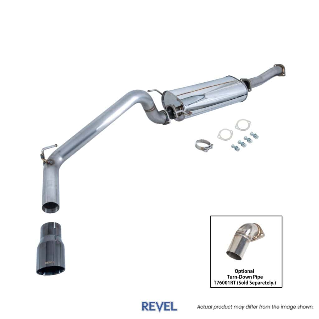 Revel 3" Medallion Trail Hart Catback Exhaust w/ Gunmetal Tips - Toyota Tacoma V6 (Double Cab 5' Bed) 2016-2023