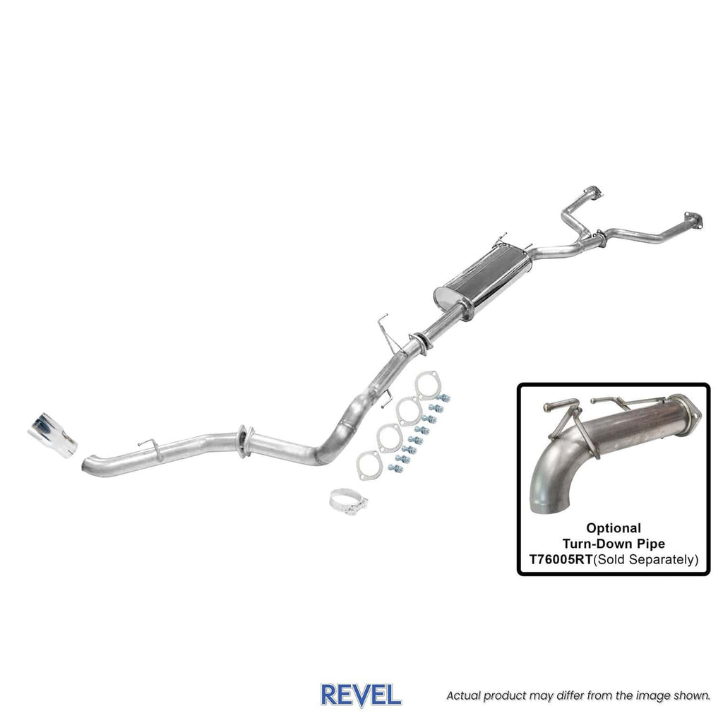 Revel 3" Medallion Trail Hart Catback Exhaust w/ Silver Tip - Toyota Tundra Crewmax (5.5' Bed) 2022-2026