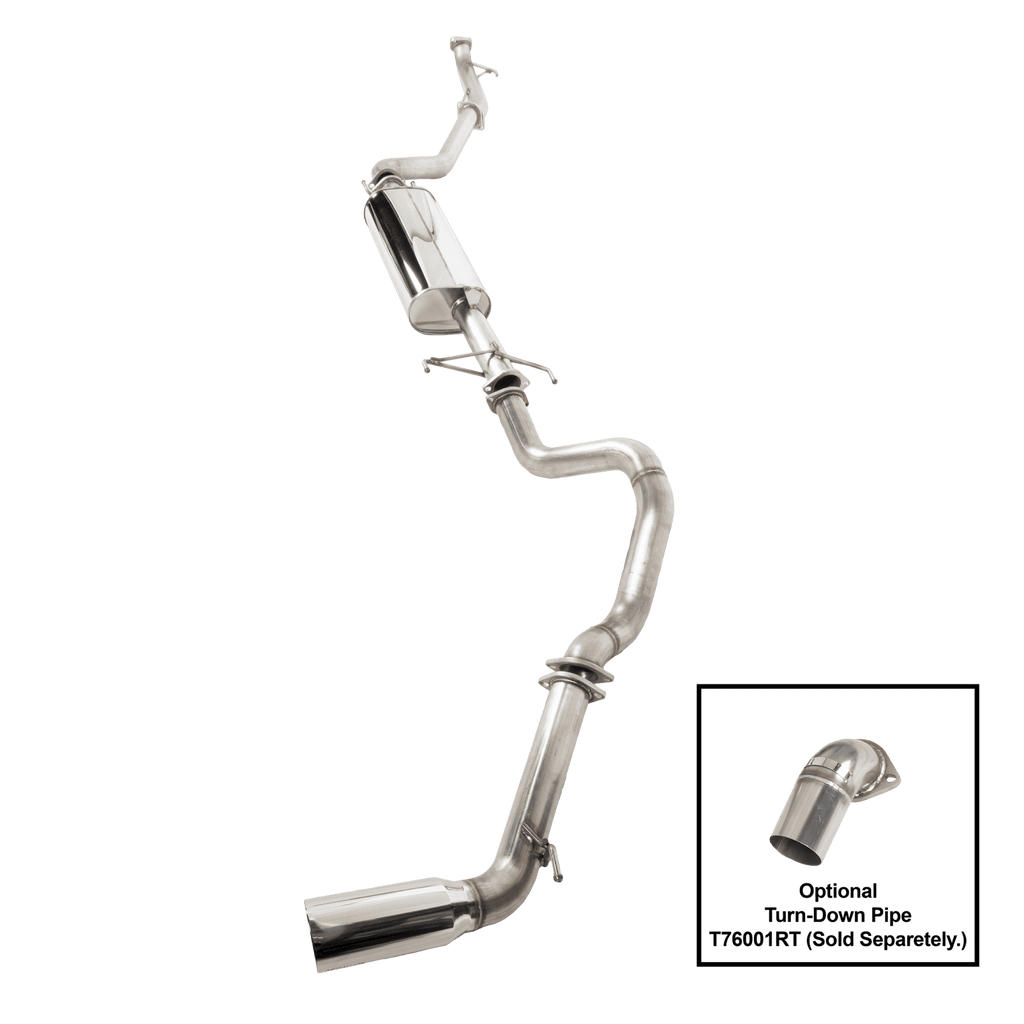 Revel Medallion Trail Hart 3in Catback Exhaust System w/ 4in Tip - Toyota Tacoma SR5 / TRD Offroad 2024+