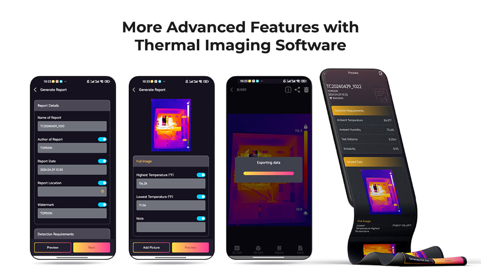 TOPDON TC001 PLUS Dual-Lens Thermal Imaging Camera for Android & Windows