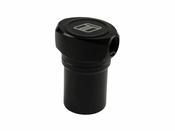 Turbosmart 10um 6AN Black Fuel Filter Canister - Universal