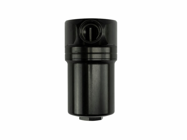 Turbosmart 10um 6AN Black Fuel Filter Canister - Universal