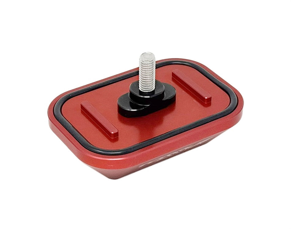 Torque Solution Red Billet Jack Pad - Toyota GR Supra / BMW / Mini Cooper Models