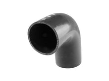 Load image into Gallery viewer, Turbosmart 2.75in-3.00in Black Silicone 90° Reducer Elbow Hose 90 Reducer Elbow - Universal