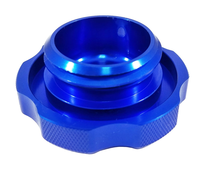 Torque Solution Billet Oil Cap [Blue] - Subaru Models 1989+