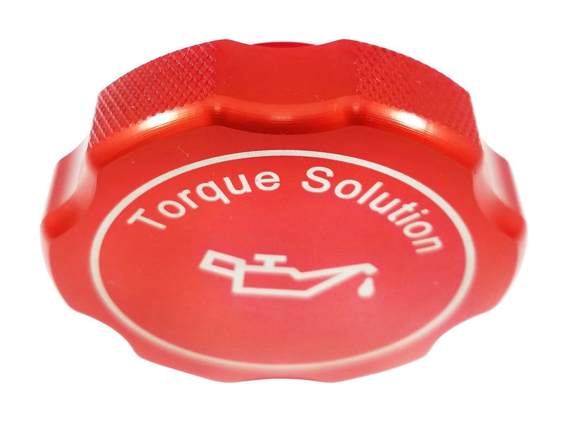 Torque Solution Billet Oil Cap [Red] - Subaru Models 1989+