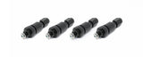 Torque Solution Billet TPMS Valve Stem Set (Black) - Subaru / Ford 2008+