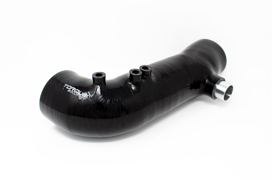 Torque Solution Black 3" Turbo Inlet Hose (Recirc) - Subaru WRX 2002-2007 / STi 2004-2021 (+Subaru Fitments)