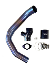 Torque Solution Top Mount Charge Pipe [Titanium Burnt Purple / Blue] - Subaru WRX 2015-2021