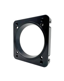 Torque Solution EJ Big Bore Manifold / Big Bore 76mm Black Throttle Body Adapter - Subaru WRX STI 2006-2021 (+Additional Fitments)