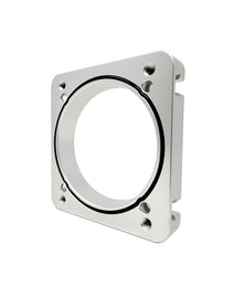 Torque Solution EJ Big Bore Manifold & Big Bore 76mm Silver Throttle Body Adapter - Subaru WRX STI 2006-2021 (+Additional Fitments)