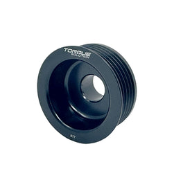 Torque Solution Lightweight Alternator Pulley (Black) - Subaru EJ WRX 2002-2005 / STi 2004-2006
