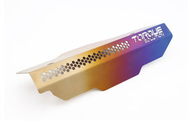 Torque Solution Engine Pulley Cover [Titanium Burnt Purple/Blue] - Subaru WRX 2002-2014 / STi 2004-2021 (+Multiple EJ Models)